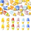 18Pcs 6 Colors Handmade Porcelain Beads PORC-CJ0001-38-1