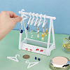 1 Set Coat Hanger Removable Acrylic Earring Displays EDIS-PH0001-92-3