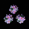 Luminous Polymer Clay Rhinestone Beads CLAY-U002-01D-3