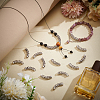 30Pcs Tibetan Style Alloy Curved Tube Beads FIND-PH0022-67A-5