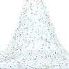 6 Yards Flower Pattern Milk Fiber Mesh Fabric DIY-NB0014-82B-1