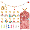 Rainbow DIY Knitting Tool Sets HJEW-NB00058-1