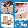 Wooden Packing Boxes with Hinged Lid and Clasps CON-WH0100-37-5
