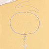 Heart & Star Tassel Brass Crystal Rhinestone Waist Chains with Belly Rings FS-WG9C1C0-01-4