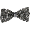 1Pc Polyester with Rhinestone Bow Ties for Bridegroom AJEW-SP0003-32A-1