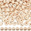 40Pcs 4 Styles Schima Wood European Beads WOOD-PA0001-44-1