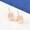 Brass Stud Earrings for Women EJEW-G441-05C-G-1