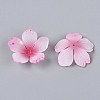 Flower Acrylic Bead Caps SACR-T017-51C-2