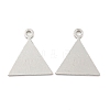 925 Sterling Silver Triangle Charms STER-B005-36P-1
