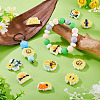 9Pcs 9 Styles PVC Beads FIND-TA0009-71-8