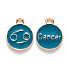 Alloy Enamel Pendants LS-X-ENAM-S124-01B-05D-1