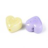 UV Plating Opaque Acrylic Beads OACR-T028-83-2