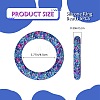 5Pcs Ring Food Grade Eco-Friendly Silicone Focal Beads JX894J-2