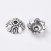 Tibetan Style Alloy Bead Caps X-LF0370Y-NF-2