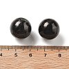 Natural Shungite Sphere Beads G-F675-01-A-3