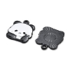 Panda Theme Alloy Enamel Pendants ENAM-F150-03-2