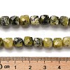 Natural Yellow Turquoise(Jasper) Beads Strands G-H078-C04-01-5