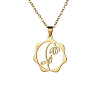 304 Stainless Steel Pendant Necklace PW-WG26640-11-1