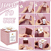 40 Bags Flower Paper Candy Gift Boxes CON-WA0001-08-3