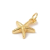 925 Sterling Silver Starfish Charms STER-K181-04G-2