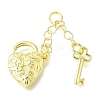 Brass Pendants KK-V007-22G-1