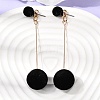 Iron Dangle Stud Earrings EJEW-D355-03G-01-1