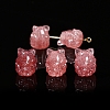 Natural Strawberry Quartz Beads PW-WGC28A1-03-1