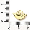 Brass Micro Pave Cubic Zirconia with Enamel Charms KK-G519-12G-01-3