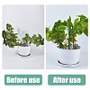 80Pcs Plastic Gardening Support Single Pole Buckle AJEW-DC0004-25-4