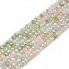 Electroplate Glass Beads Strands X-EGLA-S192-001A-B03-1