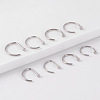 G23 Titanium D Shaped Clip on Nose Rings WGA60F5-07-2