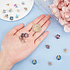 Glass Charms GLAA-SC0012-16LG-3