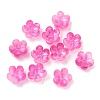 Dyed & Heated Glass Bead Caps LS-GLAA-C042-01G-1