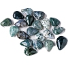 Natural Moss Agate Teardrop Figurines Statues for Home Office Desktop Decoration PW-WG1D02F-01-3