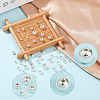 1300Pcs 4 Styles CCB Plastic Beads Sets CCB-PA0001-02S-4