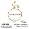 Elegant Adjustable 304 Stainless Steel Box Chain Bracelets LS-SX2805-1-3