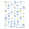 Bowknot Self Adhesive Nail Art Stickers Decals PW-WG338A5-01-1