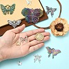 10Pcs 10 Styles Alloy Pendants FIND-YW0011-06-3