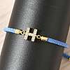 Adjustable Nylon Cord Bracelets BJEW-C096-01G-08-3