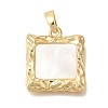 Brass Shell Pendants KK-K389-032G-1