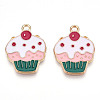 Eco-Friendly Alloy Enamel Pendants ENAM-Q437-017-NR-1