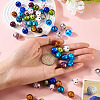 64Pcs 16 Styles Handmade Lampwork Beads LAMP-TA0001-59C-6