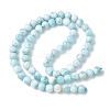 Natural Larimar Beads Strands G-B141-01-6mm-3
