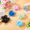 6Pcs 6 Colors Organza Ornament Accessories DIY-TA0006-50B-4