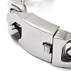 201 Stainless Steel Cuban Link Chains Bracelets for Men & Women BJEW-D031-21A-P-1-2