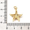 Brass Micro Pave Clear Cubic Zirconia Pendants KK-Q040-01C-G-3