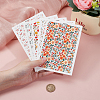 5Pcs 5 Styles Ceramics Clay Water Transfer Paper DIY-ME0001-99D-3