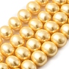 Shell Pearl Beads Strands BSHE-F013-01M-1