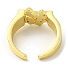 Brass Open Cuff Rings for Women LS-RJEW-G303-01A-G-3
