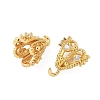 Brass Micro Pave Cubic Zirconia Peg Bails KK-V015-31G-01-2